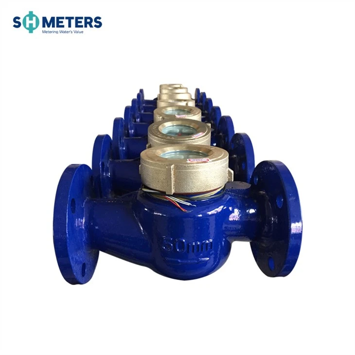 Bulk Flow Meter Price List Cast Iron Vertical Screw Woltman Water Meter Pulse Sensor Mechanical Water Meter
