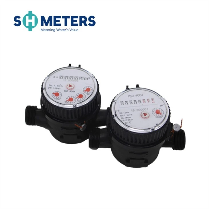 DN15~50mm Plastic Single Jet Water Meter