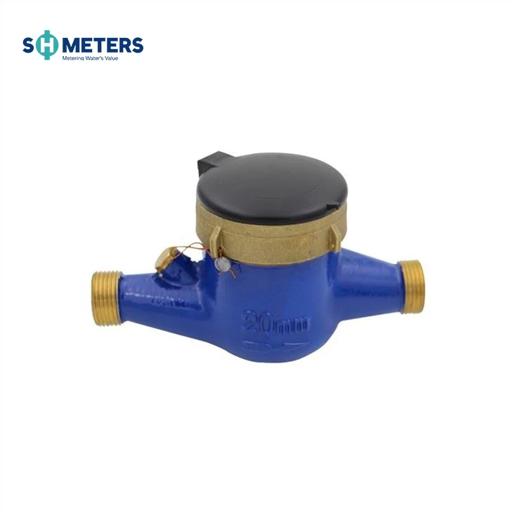 Multi Jet Plastic Cold Water Meter With Brass Thread