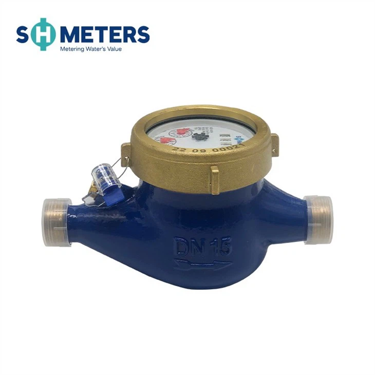 R160 Multi Jet Dry Type Water Meter With Pluse