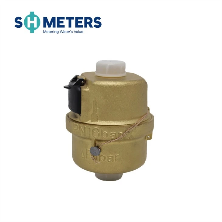 Volumetric Brass Body Class C Water Meter Pre-equipped For Pulse-emitter