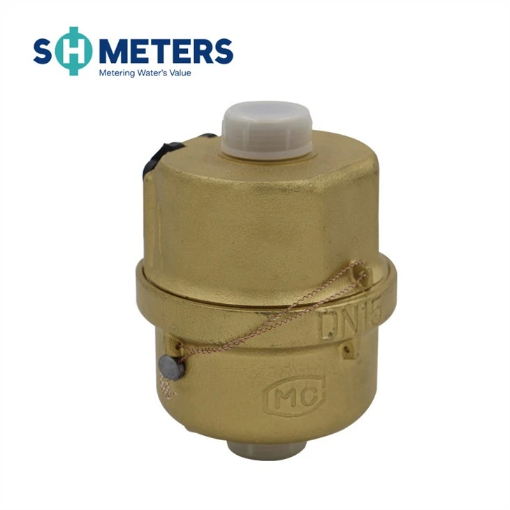 Volumetric Brass Body Class C Water Meter Pre-equipped For Pulse-emitter